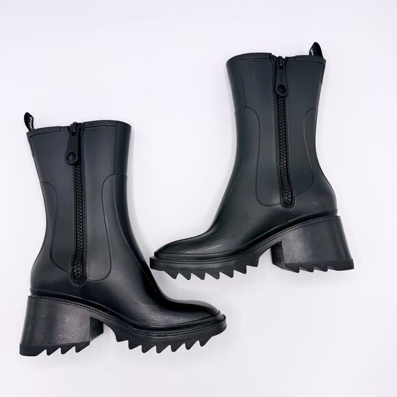 Chloé Betty Rubber Ankle Boots (Size 37) - Picture 10 of 15